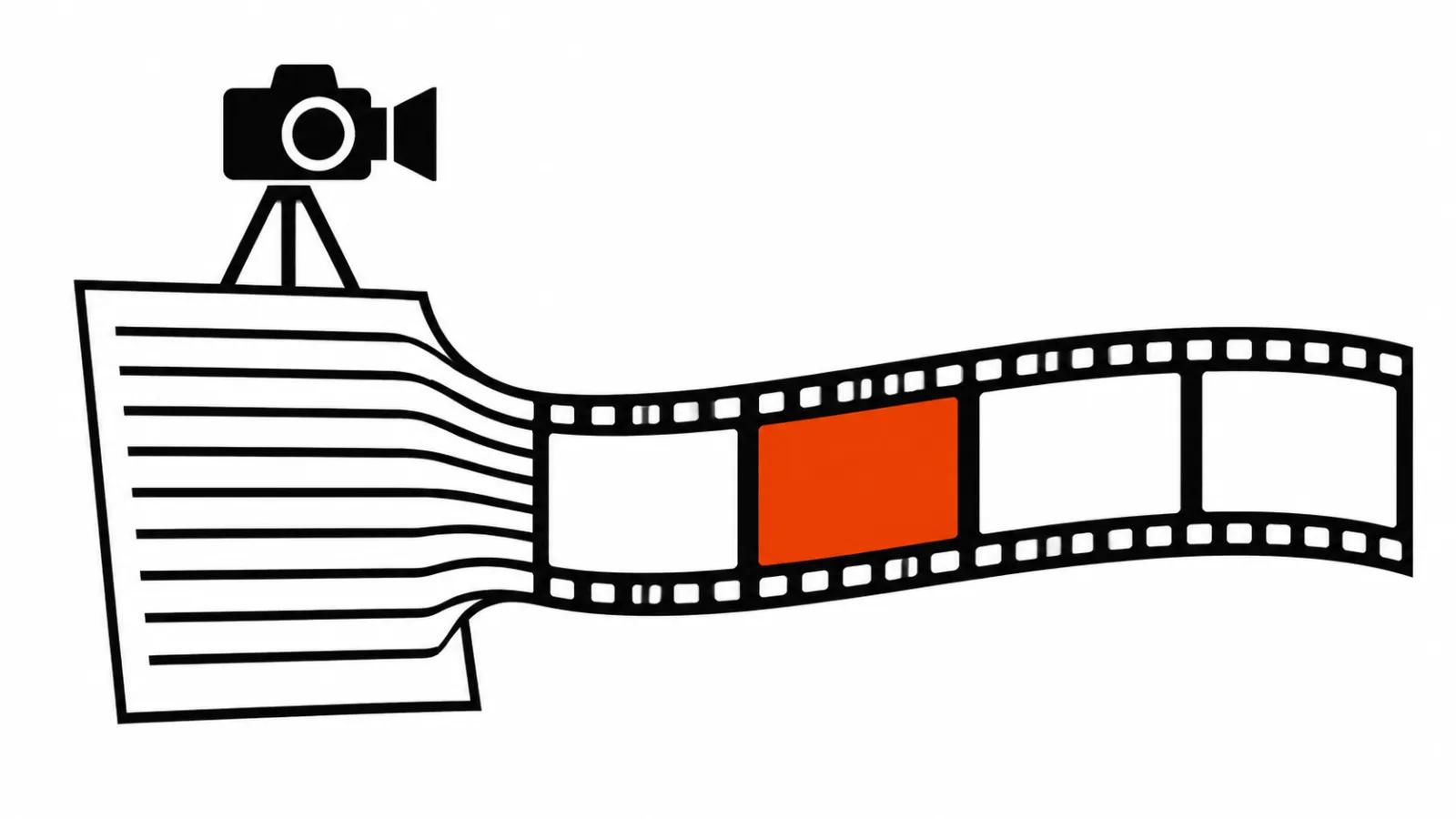 A sheet of description turns into a filmstrip: text to video generation