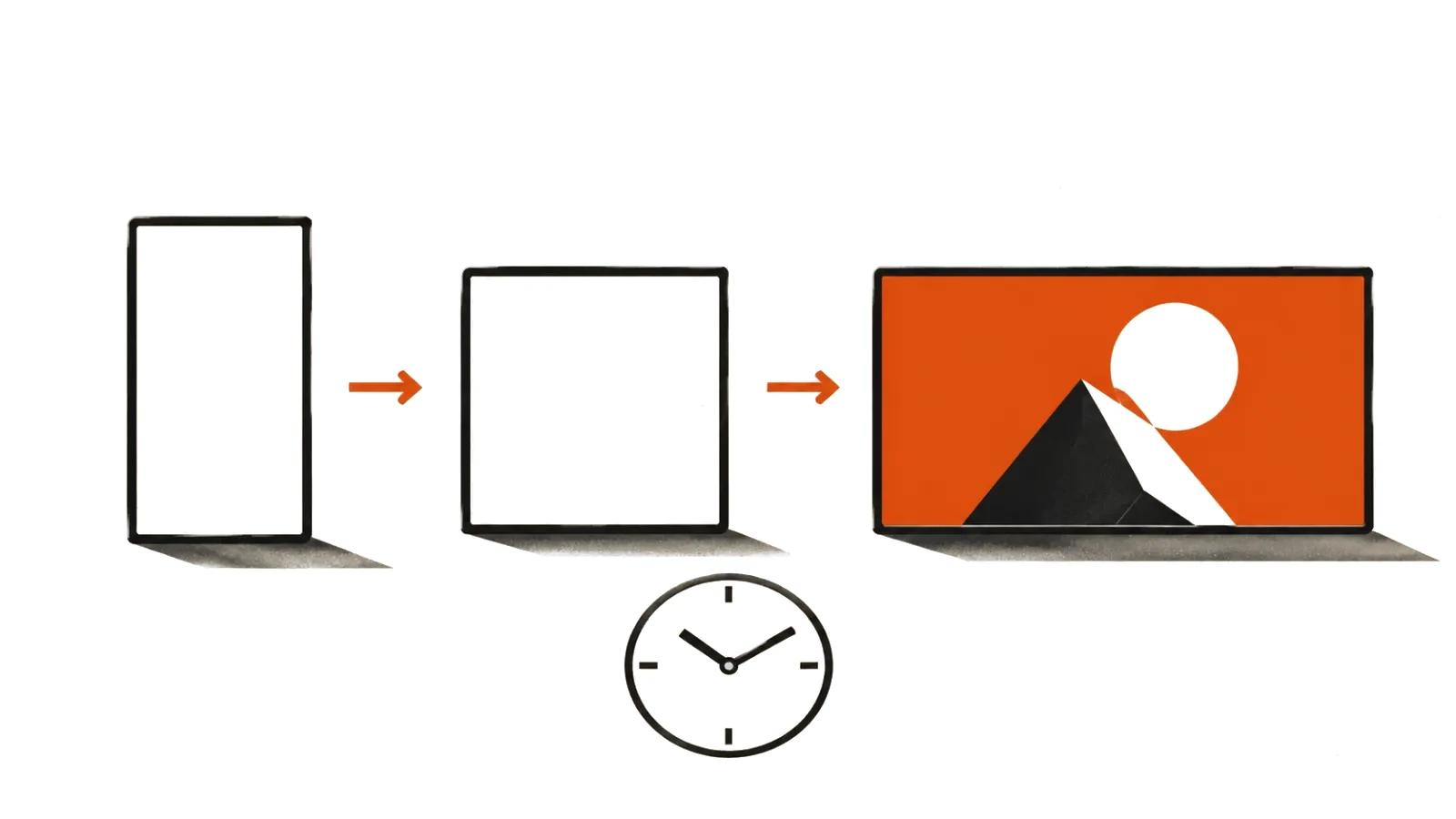 Promo video and video presentation: one script laid out into three screen formats