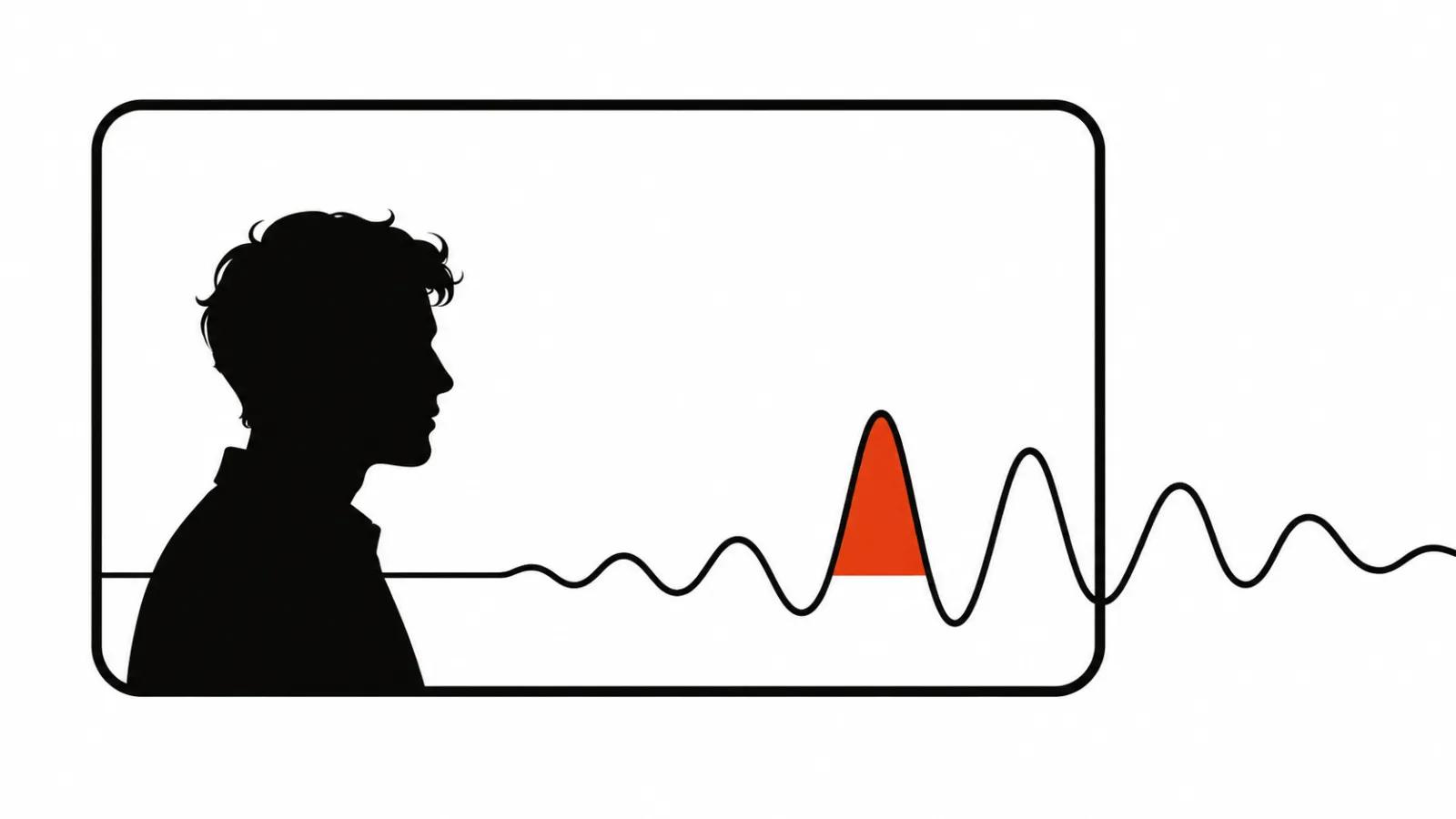 A video frame with a sound wave spilling out of it: audio born together with the picture